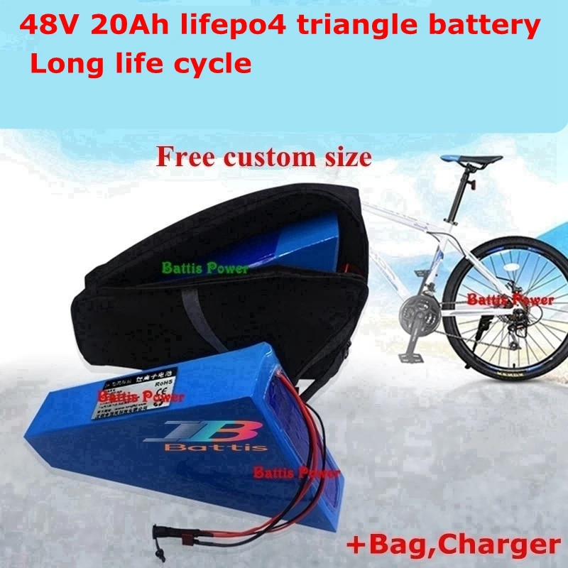 48V 20AH Lifepo4 батарея 2000W 48v 1500w длительный срок службы для электрического скутера