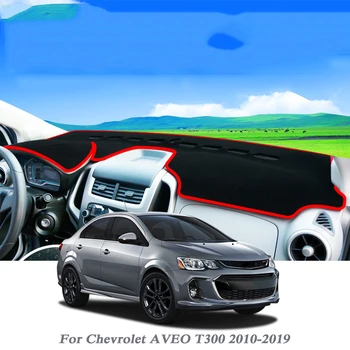 

Car Styling Dashboard Protective Mat Shade Cushion Pad Rose Carpet For Chevrolet Aveo T300 2010-2019 RHD&LHD Internal Accessory