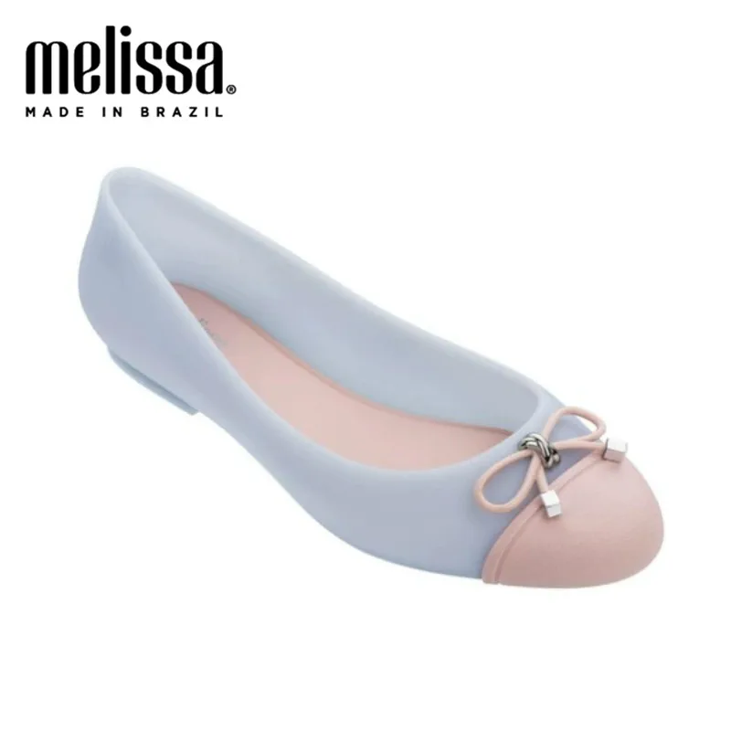 Melissa Ultragirl Sweet XIV New shell Women Flat sandals Brand Women's Jelly Shoes Melissa slippers Female Jelly Shoes - Цвет: blue