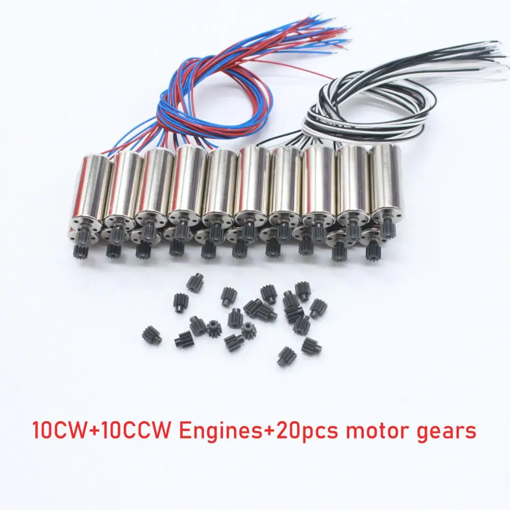 Запчасти для двигателя дрона квадрокоптера VISUO XS809 XS809S XS809W XS809HWX816 RC (10CW + 10CCW)|Детали