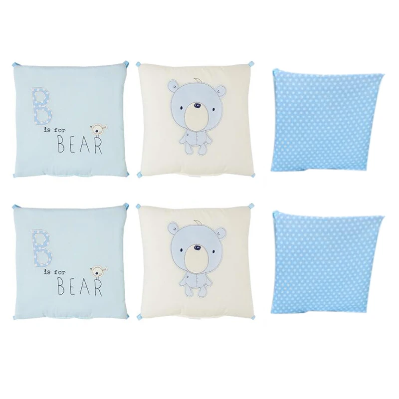 

Hot 6 Pieces/Lot Crib Bumper Cartoon Newborn Crib Bumper Crib Protection Pad Cushion Breathable Baby Bed Safety Fence