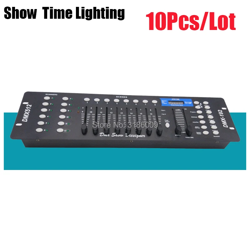 

Good Package 192 DMX Console Stage lighting Controller 192 channels DMX-512 Moving head led par controller DMX Show Dieliquer