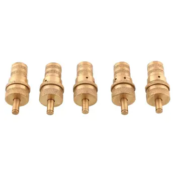 

5x 4WD Brass Off-Road Automatic Tyre Deflators bleeder low Valve Kit 6-30 PSI