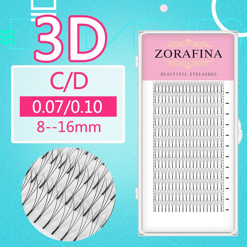 

ZORAFINA 3D lashes false eyelashes Wholesale price Eyelash Extensions