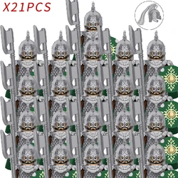 Medieval Fantasy Dwarf Warrior Leader Building Blocks Set (Set 42)