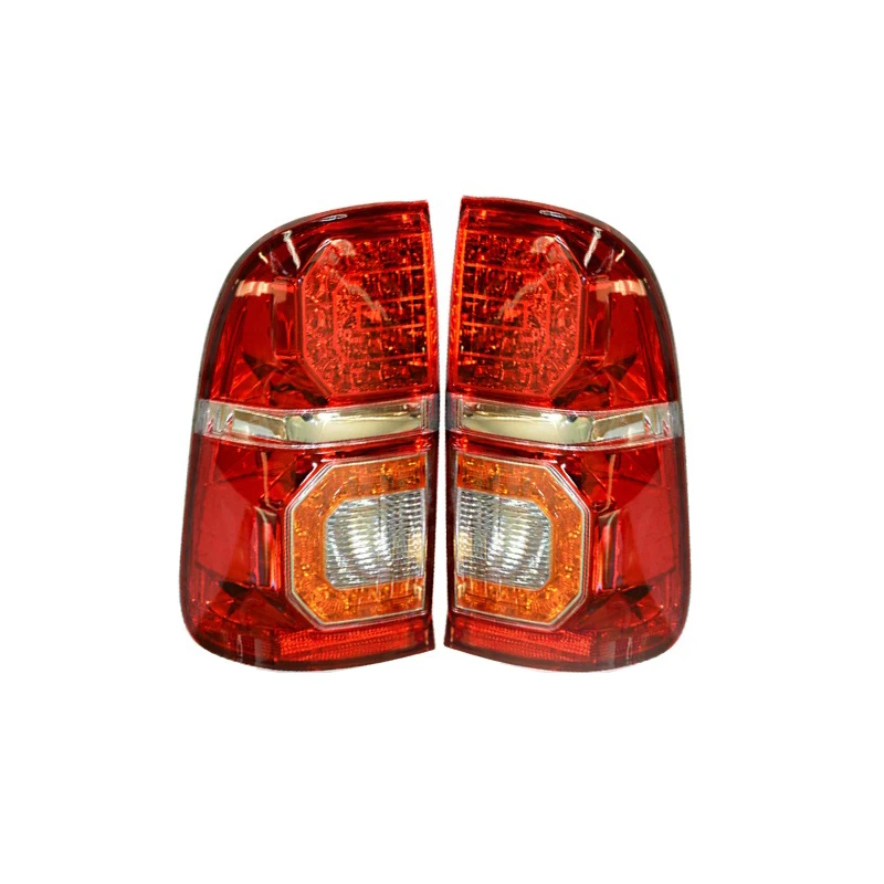 Special Offers 1 pair LED Taillight For Toyota hilux vigo Pickup Tail Light Rear Corner Brake signal fog light lamp Stop light 2012 2013 2014