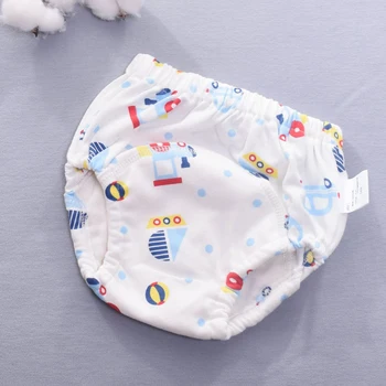 

Baby Diapers Children's Underwear Reusable Nappies Toilet Pants Panties For Toilet Training Cotton Print