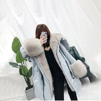 Light blue Женская куртка из натуральной кожи, осеннее пальто из натуральной овчины, короткие тонкие куртки для женщин - Цвет: Light blue