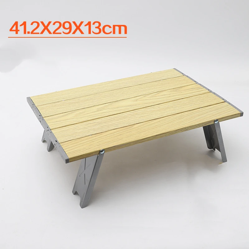 Outdoor Camping Portable Foldable Mini Table For Tours Beach Picnic Barbecue Tableware Folding Computer Desk Ultralight 