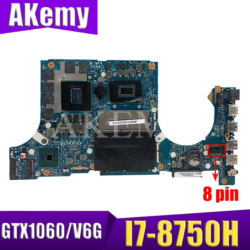  Akemy FX705GM Motherboard For ASUS TUF Gaming FX705G FX705GM 17.3 inch Mainboard Motherboard w/ I7-
