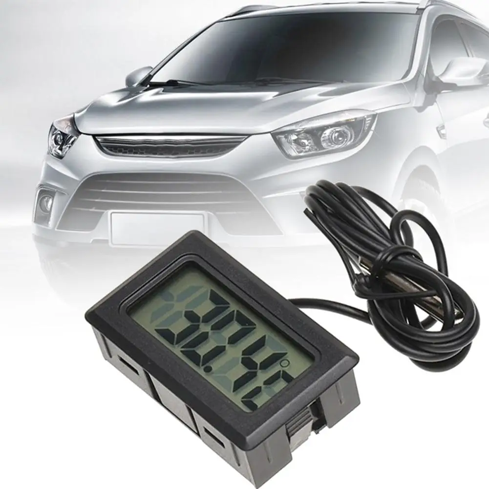 

Car Interior Thermometer Digital LCD Display Fish Tank Temperature Meter Tool