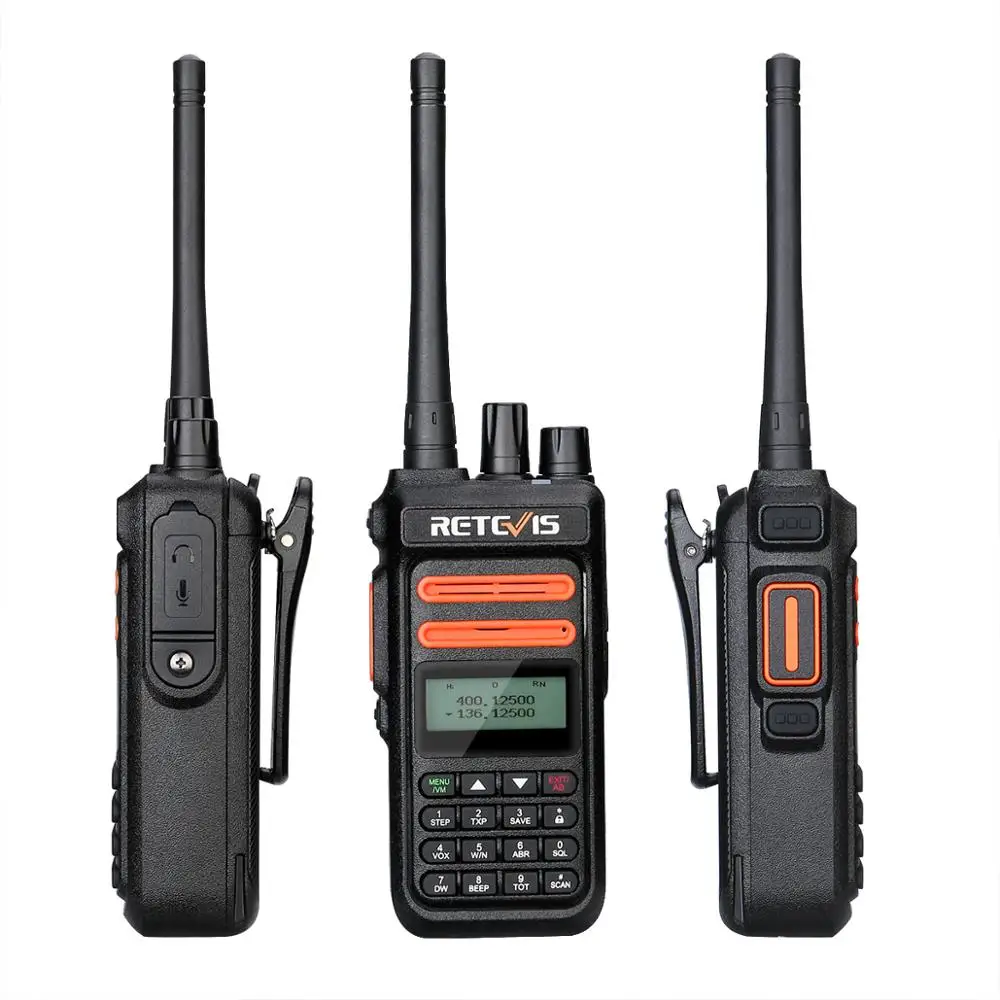 Retevis RT76P GMRS радио Лицензированная рация 5 Вт 30 каналов UHF VHF коммуникационное