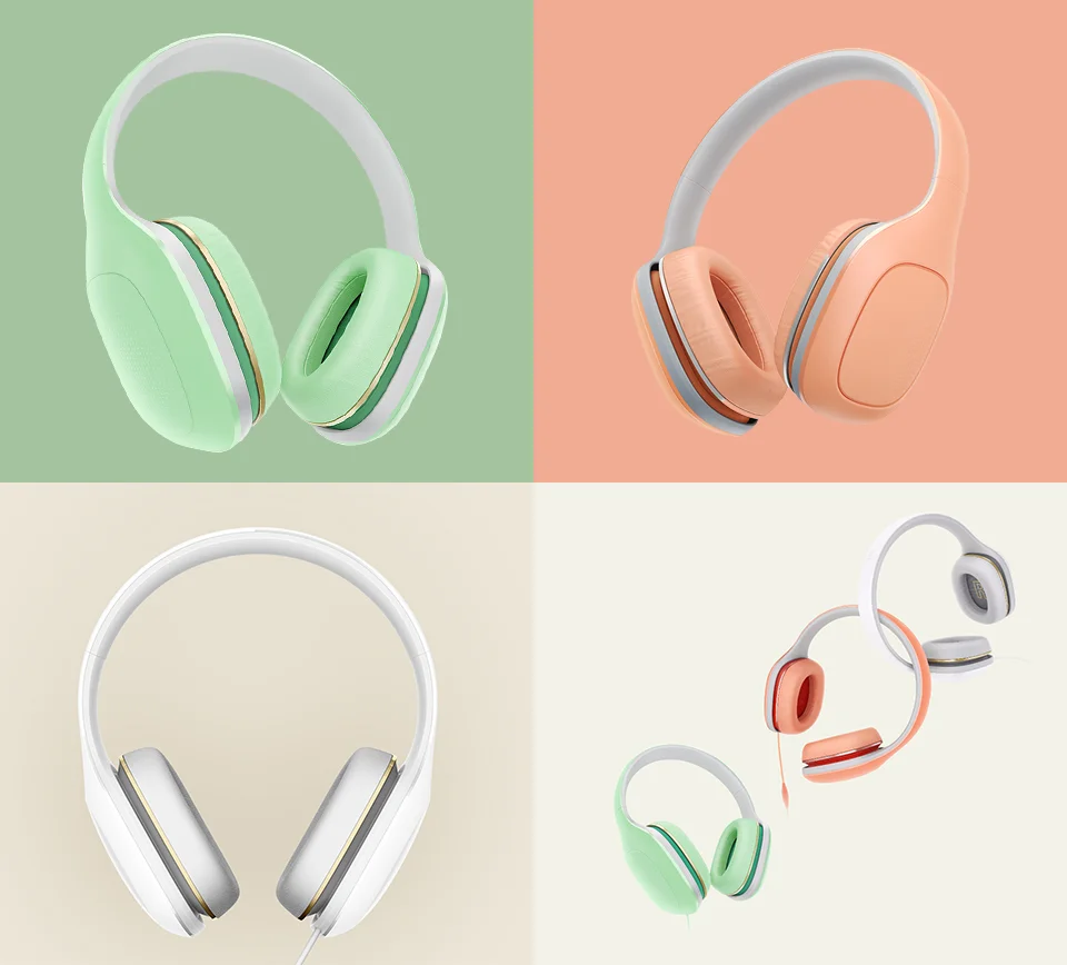 Оригинальные наушники Xiaomi Sterero Music Hi-Fi mi гарнитура комфорт мольберт наушники легкость version3.5 мм для мобильных телефонов Спорт