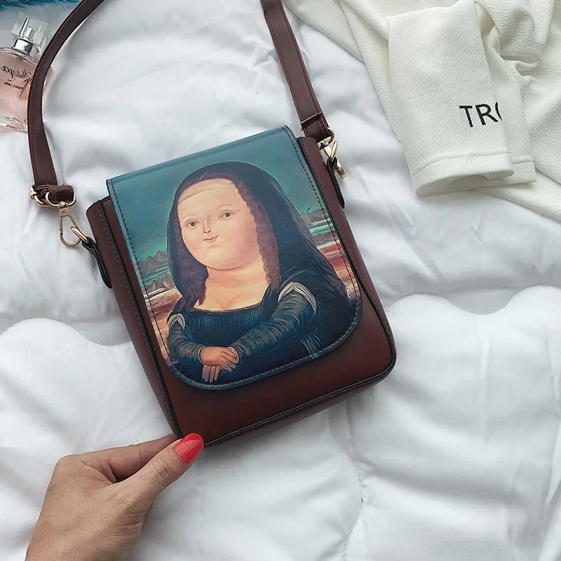 

Cartoon Printing Mobile Phone Bag Simple Fashion Leisure Shoulder Bag Luxury Handbags Women Crossbody Bags Designer Wholesale