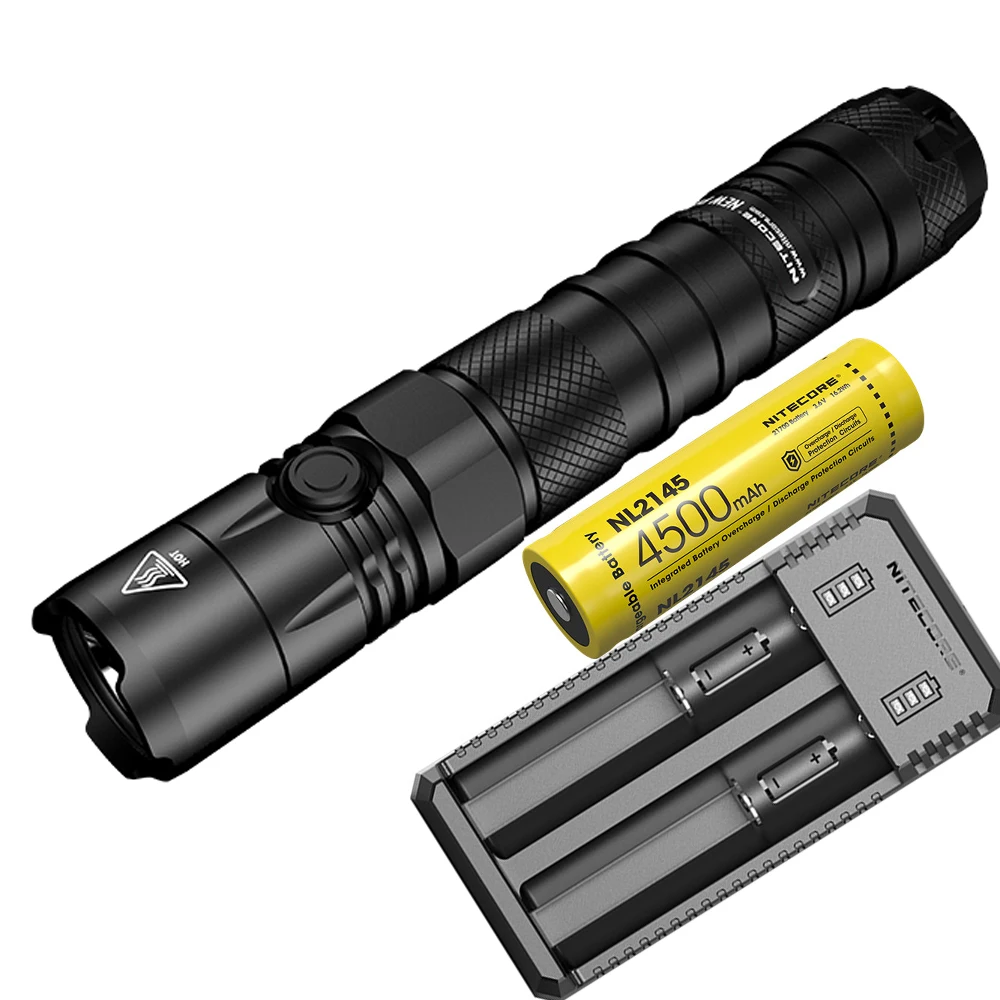 NITECORE P12 ручной светильник XP-L HD V6 max 1200 люмен луч бросок 238 м Открытый тактический фонарь поисково-спасательный светильник - Испускаемый цвет: P12 NL2145 UI2