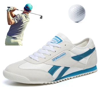 

Men and Women Outdoor Grass Golf Shoes Breathable Summer Canvas Lawn Sports Shoes Golf Couple Sports Shoes Lightweight