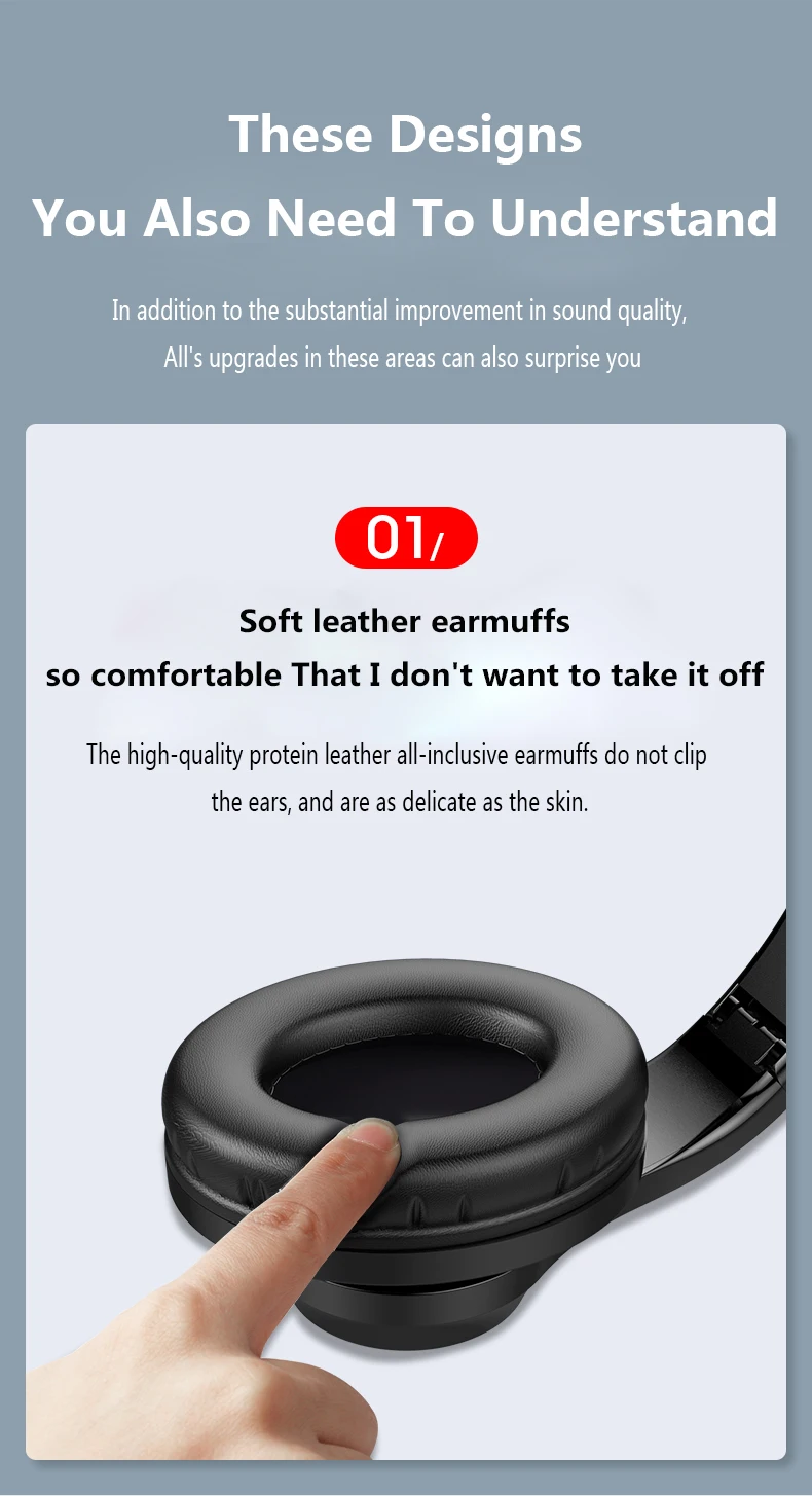 9D Surround Stereo Bluetooth Headphones A11 Wireless Sports Headset Foldable Head mounted HIFI Earphone Gaming Headset