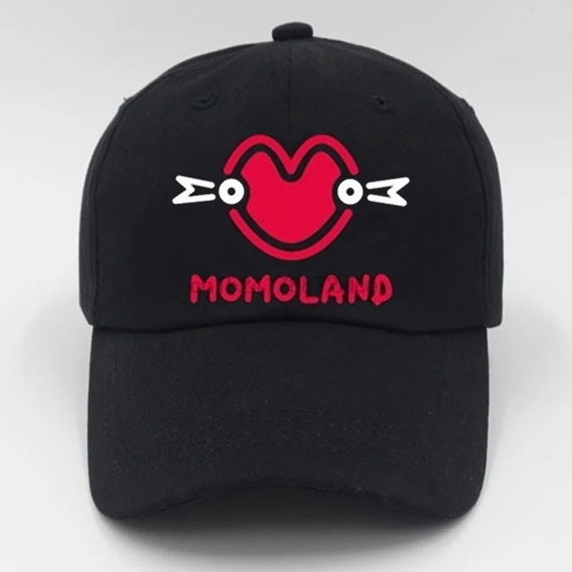 Бейсболка Momoland с графическим принтом, женская и Мужская Регулируемая Кепка, унисекс, повседневная Кепка в стиле хип-хоп, s