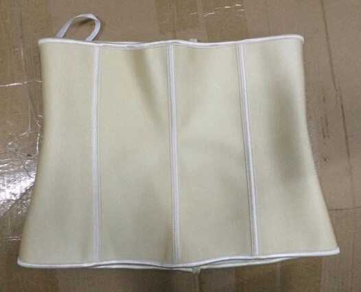 8112-9 steel bone nude corset back 