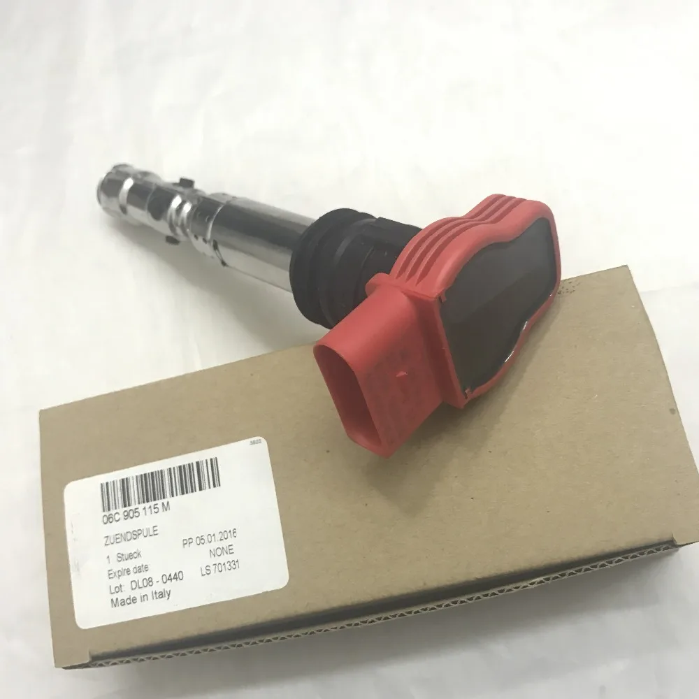 

New 2pcs Genuine Ignition Coils Fit For Audi A4 B5 B6 A6 A8 Jetta Passat 1.8T 2.0T 2.7T 3.0T 06C905115
