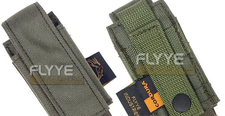 Flyye MOLLE модуль 40 мм ширина многофункциональный инструмент зажим карманный фонарик Сумка ph-g001