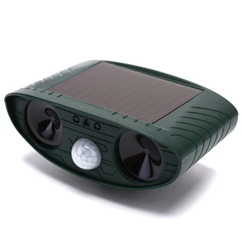 

Outdoor Solar Power Ultrasonic Animal Repeller InfraRed PIR Sensor Dog Cat Scarer Repeller Garden Frighten Animal Repellent