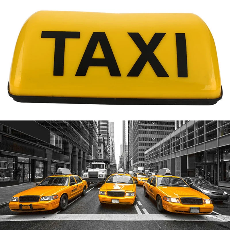 Taxi Sign Cab Roof Top Topper Car Magnetic Lamp 12V LED Light Waterproof | Автомобили и мотоциклы