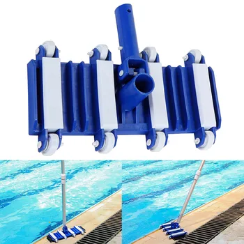 

Flexible Vacuum Head on Wheels Weighted In-Ground Cleaning Tool for Swimming Pool N66
