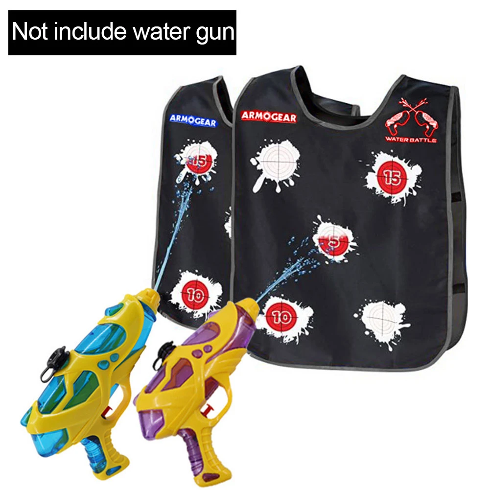 Water Activated Vests Water Gun Toy Outdoor Water Fun Pool Party Interactive  Games for Kids Adults Water Sports Vest|Water Play Equipment| - AliExpress