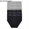 Giordano Men Underwear Mens Briefs 6pcs Solid Underwear Men Ropa Interior Hombre Briefs Men Cotton Cueca Masculina Calzoncillos ► Photo 1/6