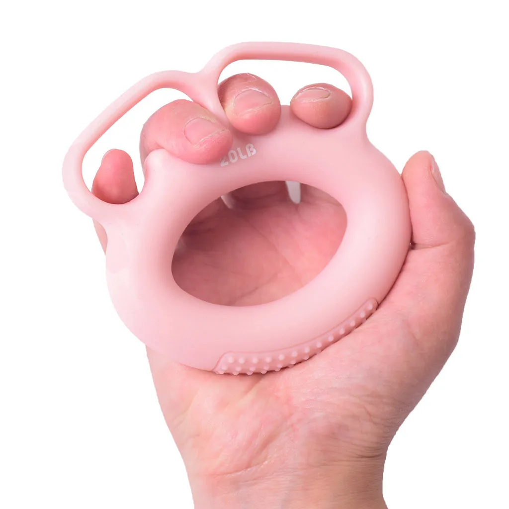 Силикагель портативный рукоятка зажимное кольцо кистевой эспандер тренажер для пальцев сцепление прочность восстановление Pow динамометр мяч# g4