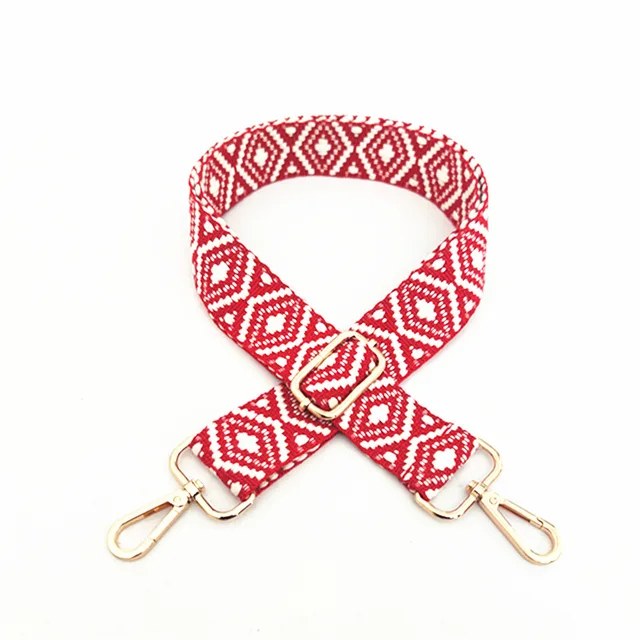 Women Handbag Wide 3.8cm Belt Shoulder Crossbody Bag Strap Replacement Adjustable Strap Bag Part Accessory Belt For Bag 130cm red A