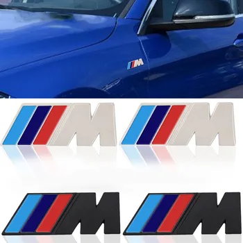 

2PCS Motorsport Car body Rear Emblem Grill Badge Sticker For bmw M Sticker X1 X3 X4 X5 X6 X7 e46 e90 f20 e60 f10 Car accessories