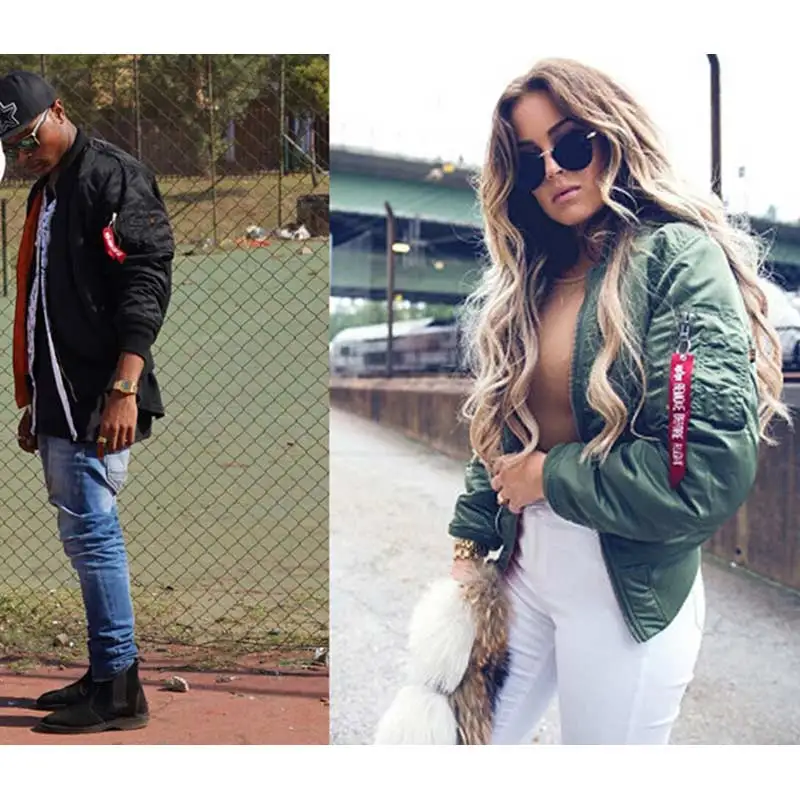 Very best  Aolamegs Men Bomber Jacket Thick Winter Military Motorcycle Ma-1 Flight Jacket Pilot Air Force Flyi