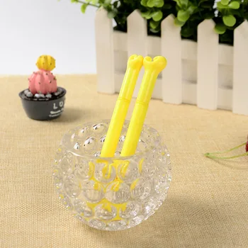 

50PCS Cartoon Color Bone Gel Pen 0.5mm Students Stationery Ball Pen Signing Pen Kawaii School Supplies