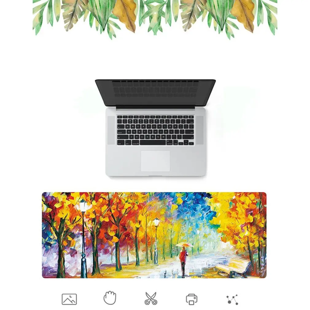 Осенние листья коврик для мыши Notbook компьютерный коврик для мыши классный игровой коврик для мыши геймер большой крутой большой коврик для мыши для ноутбука