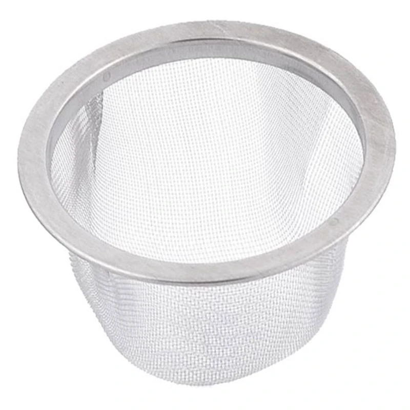 Practical 5 Pcs Tea Strainer: 3 Pcs Stainless Steel Mesh Brewing Unit Tea Leaves Strainer 70 Mm Diameter& 2 Pcs 60Mm Diameter