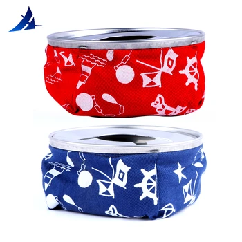

Marine Boat Stainless Windproof Bean Bag Ashtray , Blue or Red