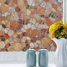 2 м х 45 см каменная Статическая Защитная крышка матовая оконная стеклянная пленка наклейка декоративные пленки конфиденциальный экран домашнее украшение ванной комнаты