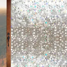 Оконные пленки круги конфиденциальности пленка статическая декоративная пленка для стекла без клея съемные наклейки матовое покрытие