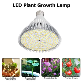 

LED Grow Light Full Spectrum 27W E27 LED Growing Bulb for Indoor Hydroponics Flowers Plants LED Growth Lamp