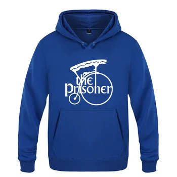 

Mens Hoodies The Prisoner Number 6 Penny Farthing Printed Hoodie Men Fleece Long Sleeve Man's Sweatshirt Skate Pullover Coat New
