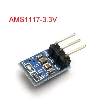 

AMS1117-3.3V LDO 800MA DC 5V To 3.3V Step-Down Power Supply Module