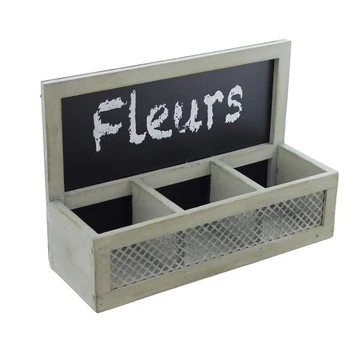 

Hanging Flower Pot Wooden Boxes Garden Decoration Planter Storage Display Box Ornament Retro Statue Fences Lawn Yard Decoration