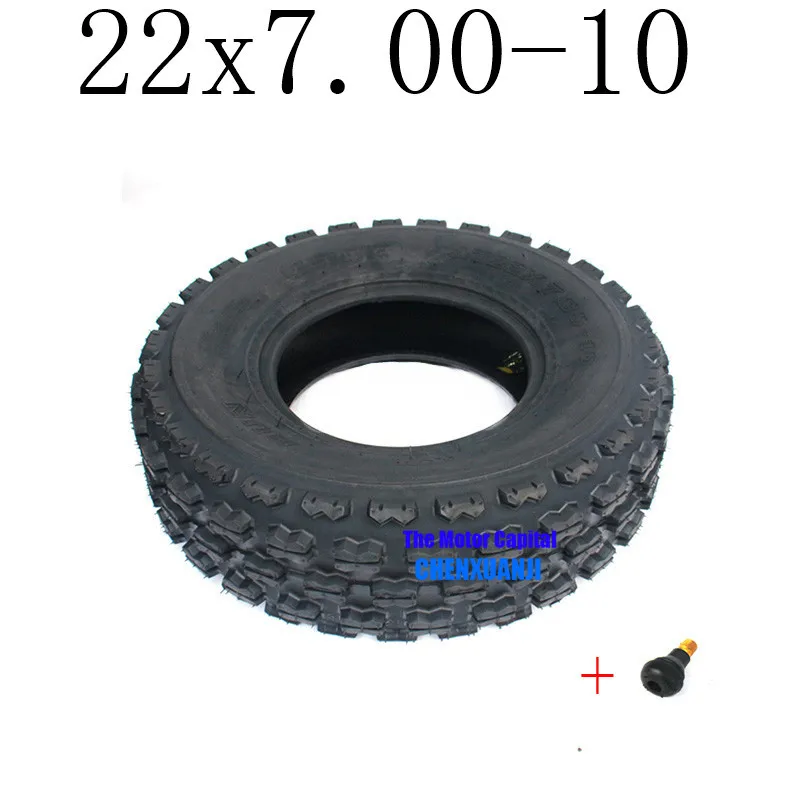 Горячая хорошая репутация картинг детская коляска ATV UTV 22x7. 00-10 дюймов бескамерная Резина для шин