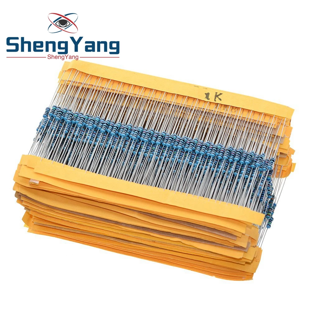 E-Projects 2.2M Ohm Resistors - 1/4W 5% Tolerance Carbon Film (100 Pack)