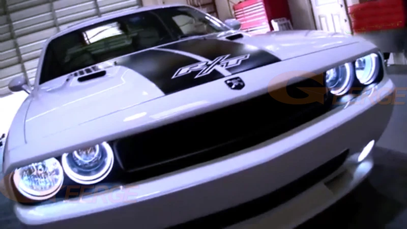 Для Dodge Challenger 2008 2009 2010 2011 2012 2013 2014 Отличный ультра яркий COB комплект светодиодов