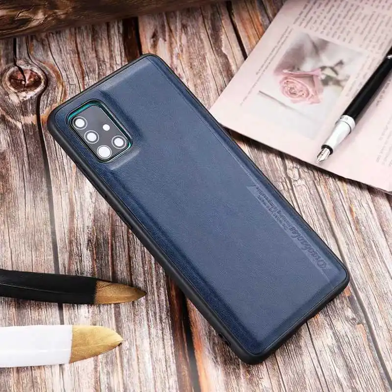 

PU Leather Case For Samsung Galaxy A51 A71 Case Cover SD Full Protection Coque For Samsung A51 A71 Back Case Strong Housing
