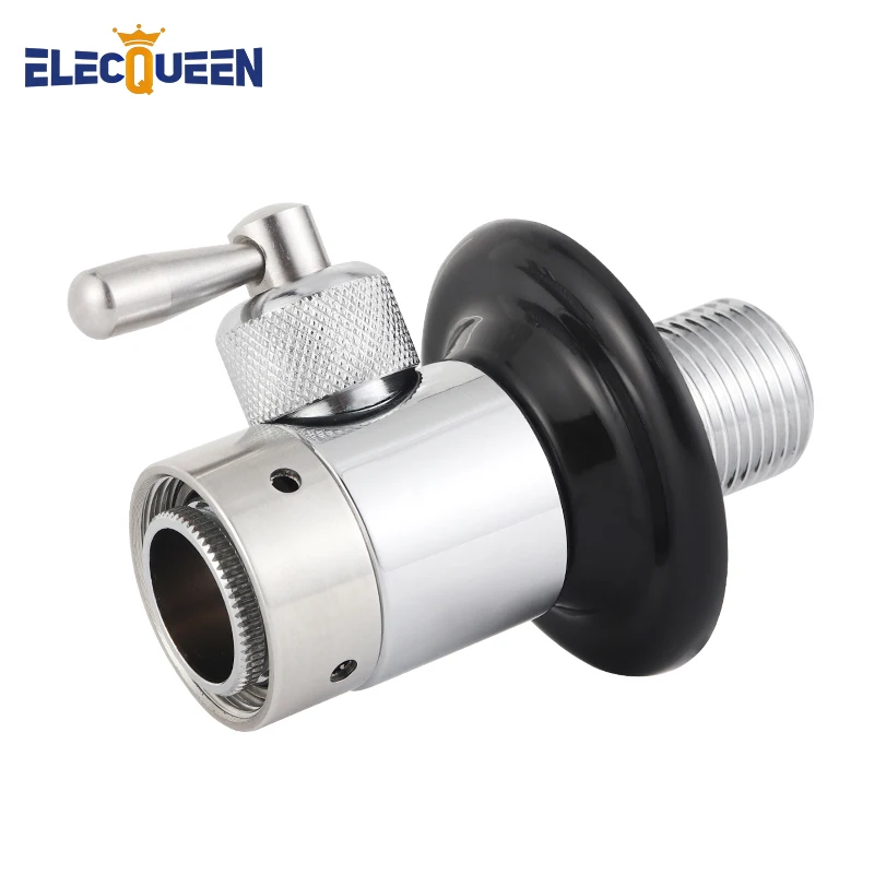 US Standard Faucet Flow Control Valve, Homebrew Beer Tap Faucets Flow/Foam Control Valve Adapter with G5/8 Shank Reduce Foaming