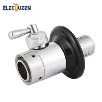 

US Standard Faucet Flow Control Valve, Homebrew Beer Tap Faucets Flow/Foam Control Valve Adapter with G5/8 Shank Reduce Foaming